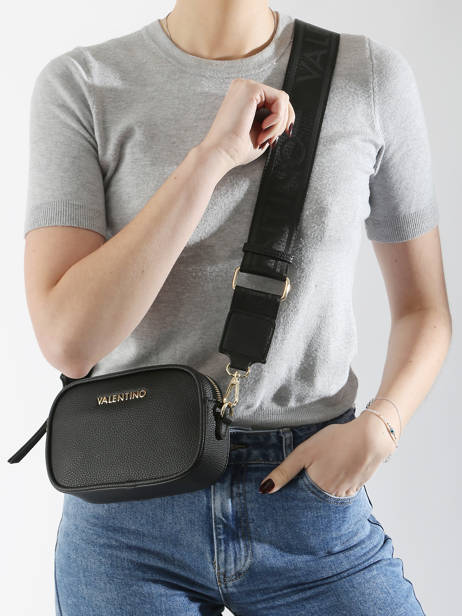 Sac Bandoulière Miramar Valentino Noir miramar VBS7UE01 vue secondaire 1