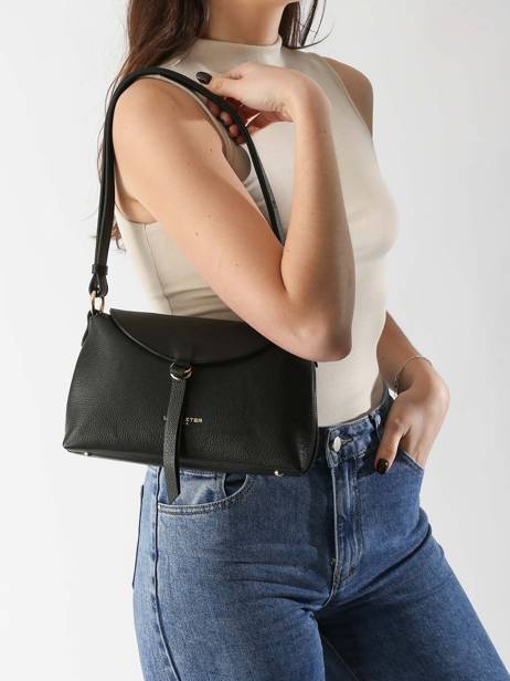 Sac Bandoulière Dune Gaia Cuir Lancaster Noir dune gaia 103 vue secondaire 1