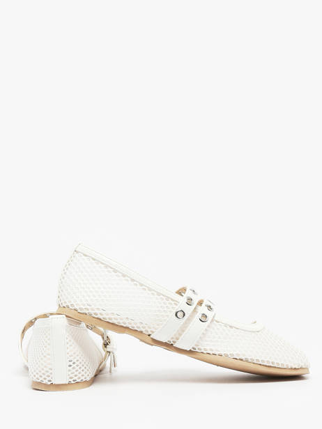 Ballerines Colors of california Blanc accessoires CPATTY07 vue secondaire 3