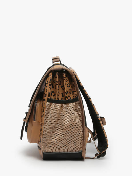 Cartable Vintage North Cameleon Marron vintage north CA41 vue secondaire 2