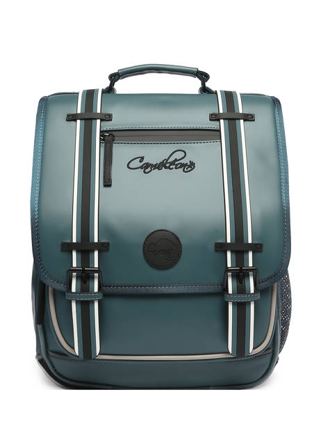 Sac à Dos Vintage North 2 Compartiments Cameleon Bleu vintage north SD39 vue secondaire 7