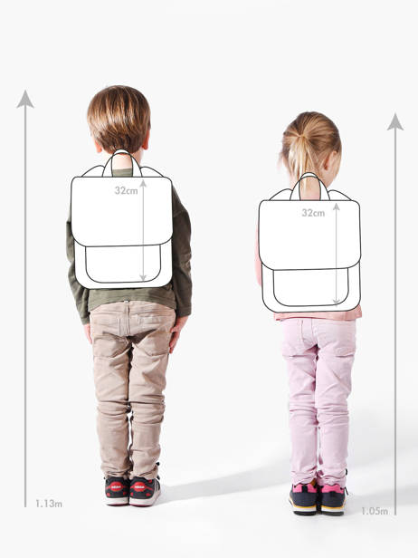 Sac à Dos 1 Compartiment Trixie Rose animals 97 vue secondaire 1