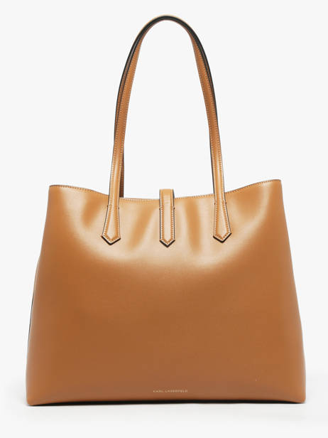 Sac Porté épaule K Autograph Cuir Karl lagerfeld Marron k autograph A3W30150 vue secondaire 4