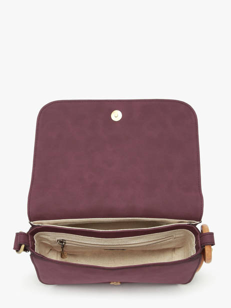 Sac Bandoulière Heliconia Woomen Violet heliconia WHEL03 vue secondaire 3