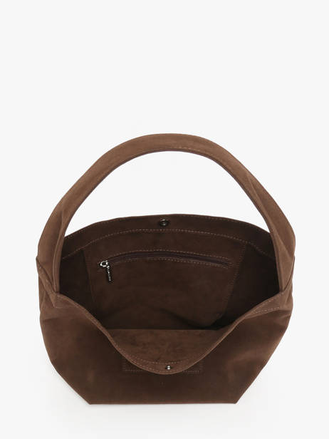 Sac Porté épaule Suedine Kba Polyester Lancaster Marron suedine kba 60 vue secondaire 3