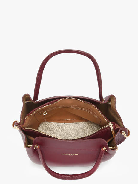 Sac à Main Foulonne Double Cuir Lancaster Rouge foulonne double 18 vue secondaire 3