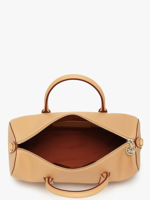 Longchamp Daylong chevron Sacs porté main Beige