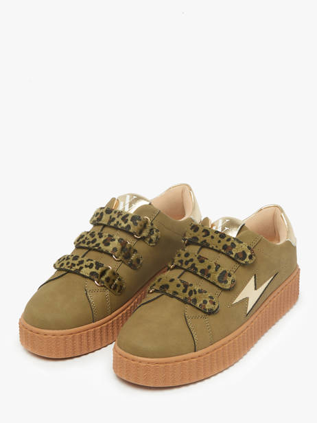 Sneakers Aby Vanessa wu Vert women BK2714NR vue secondaire 2