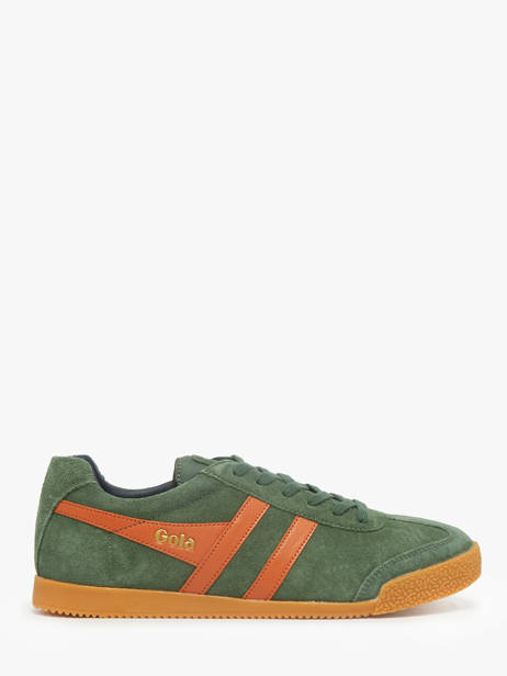 Sneakers Harrier En Cuir Gola Vert men CMA192