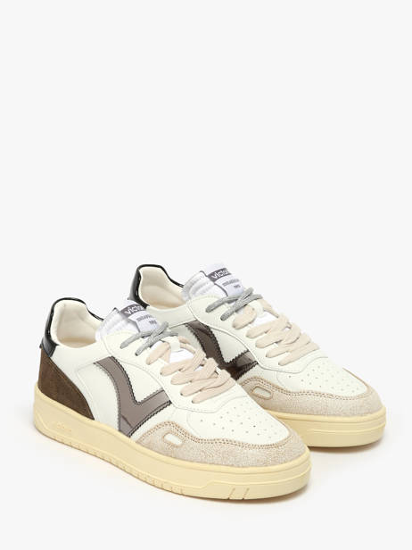 Sneakers En Cuir Victoria Vert women 1257135 vue secondaire 1