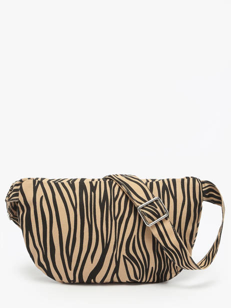 Le Sac Banane Custine Coton Recyclé Rivedroite Bleu wild tribe CUSTIWIL vue secondaire 4