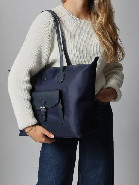 Sac Porté épaule Kiana Nylon Hexagona Bleu kiana 1720181 vue secondaire 1