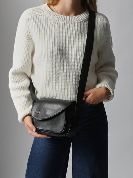 Sac Bandoulière Heritage Cuir Biba Noir heritage BLT1L vue secondaire 1