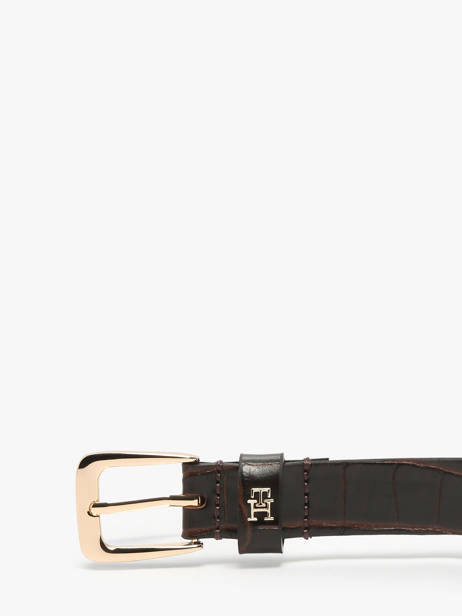 Ceinture Tommy hilfiger Marron th libre AW17975 vue secondaire 2