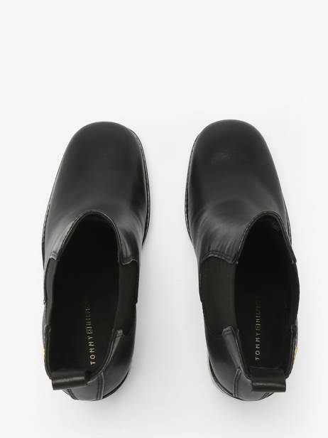 Bottines à Talon En Cuir Tommy hilfiger Noir women 8844BDS vue secondaire 4