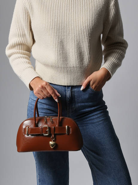 Sac Bandoulière London Verni Miniprix Marron london KJ62072 vue secondaire 1