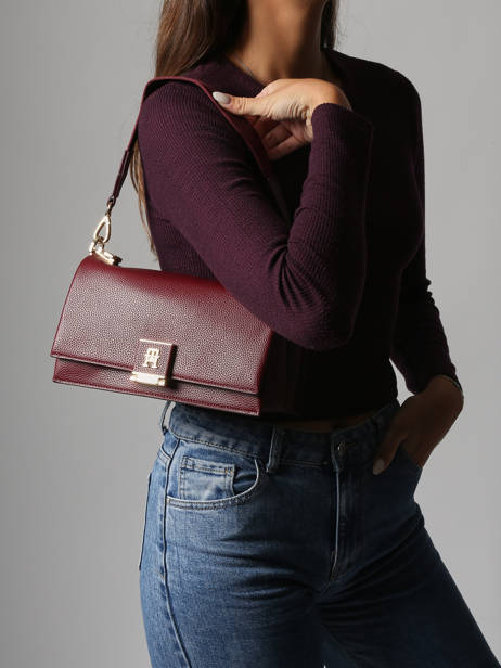 Sac Bandoulière Th Her Tommy hilfiger Rouge th her AW17726 vue secondaire 1