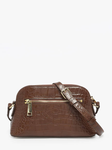 Sac Bandoulière Exo Cuir Lancaster Marron exo 113 vue secondaire 4