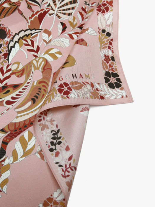 Longchamp Soie gots Etole Rose