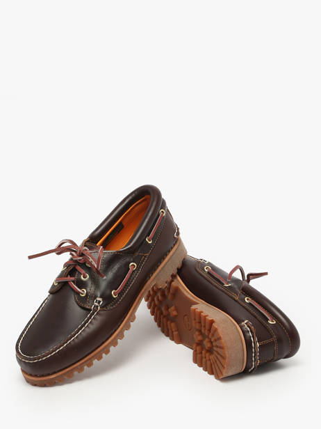 Chaussures Bateau En Cuir Timberland Marron men 32141 vue secondaire 2
