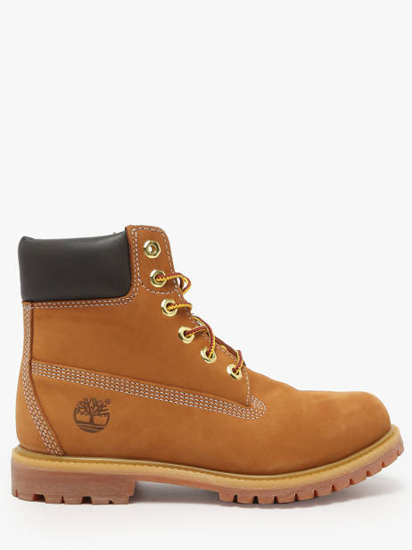 Bottines En Cuir Timberland Marron women 3617131