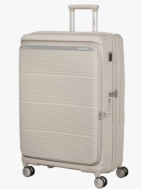 Valise Rigide Extensible Paralux Hs Samsonite Beige paralux hs 156526 vue secondaire 1