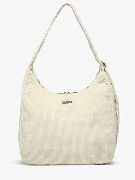 Sac Bandoulière Velours Velours Côtelé Hindbag Beige velours V