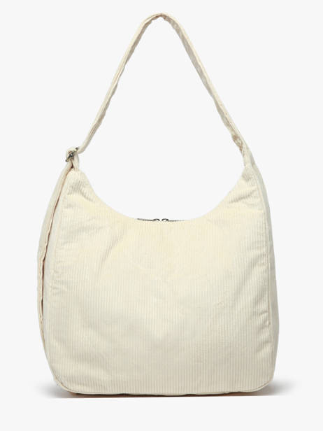 Sac Bandoulière Velours Velours Côtelé Hindbag Beige velours V vue secondaire 4