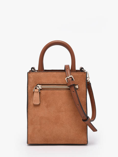 Sac Bandoulière Erenia Cuir Guess Marron erenia SB783875 vue secondaire 4