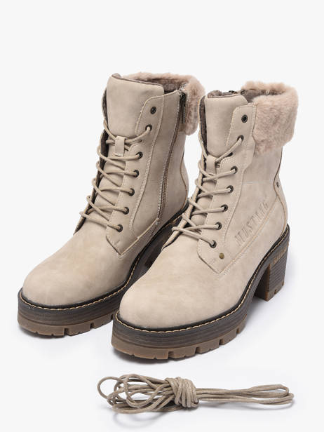 Bottines à Talon Mustang Marron women M0132003 vue secondaire 1