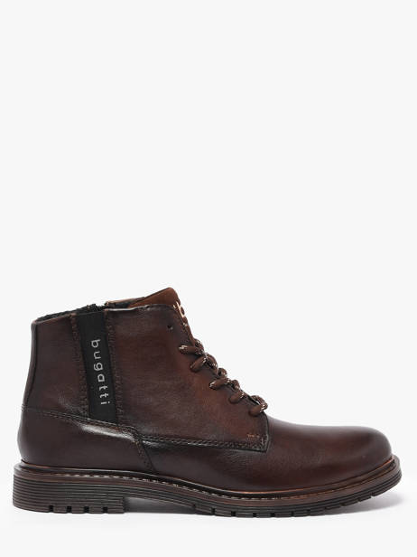 Bottines En Cuir Bugatti Marron men 10006000