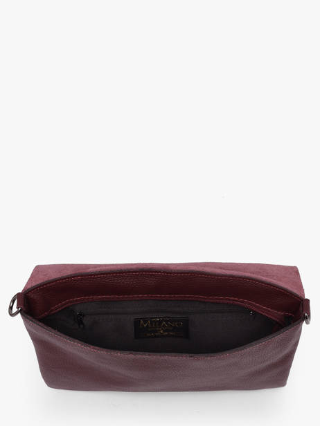 Sac Bandoulière Caviar Cuir Milano Rouge caviar CA21062 vue secondaire 3