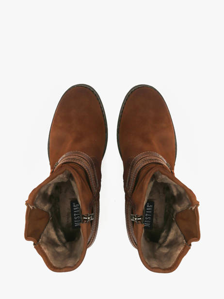 Bottines à Talon Mustang Marron women M0182002 vue secondaire 3