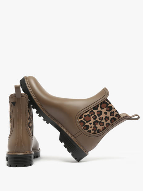 Bottes De Pluie Verbenas Beige women 60020598 vue secondaire 2