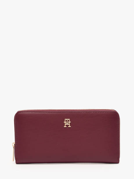 Portefeuille Tommy hilfiger Rouge th icon AW17744