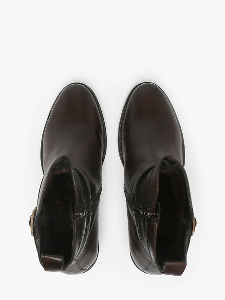 Bottines à Talon En Cuir Tt. bagatt Marron women 41006100 vue secondaire 3