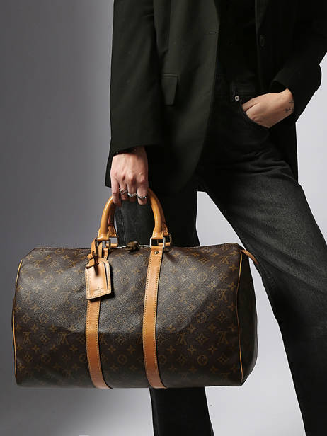 Sac De Voyage D'occasion Louis Vuitton Keepall 45 Monogrammé Brand connection Marron louis vuitton 87 vue secondaire 1