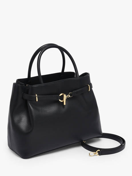 Sac Porté Main Large Blake Cuir Lauren ralph lauren Noir blake 31P03417 vue secondaire 2