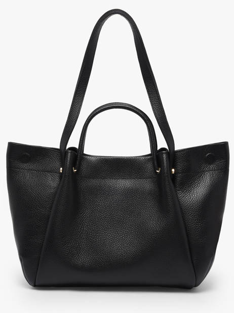 Sac Porté épaule Foulonne Double Louisa Cuir Lancaster Noir foulonne double louisa 90 vue secondaire 4