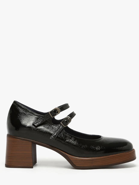 Chaussures Derbies à Talon Cristel En Cuir Dorking Noir women D9437