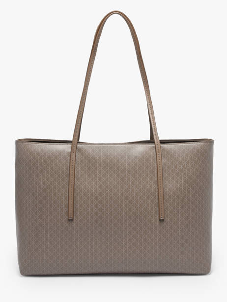 Sac Porté épaule Coated Emblem Polyester Recyclé Calvin klein jeans Beige coated emblem 4F3266G vue secondaire 3