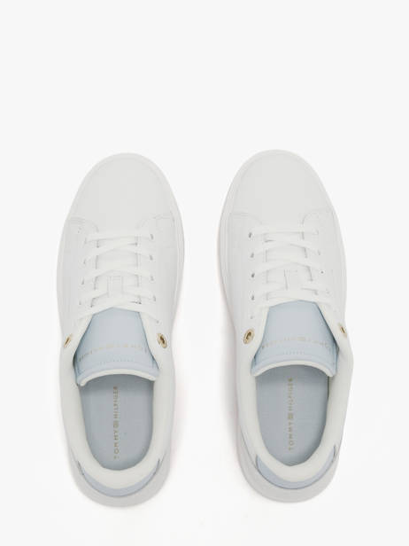 Sneakers En Cuir Tommy hilfiger Blanc women 91050GE vue secondaire 3