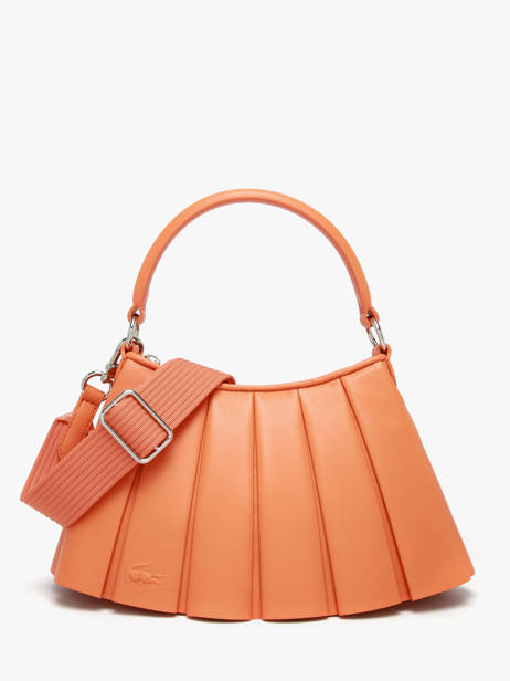 Sac Porté épaule Lenglen Cuir Lacoste Orange lenglen NU5011DP