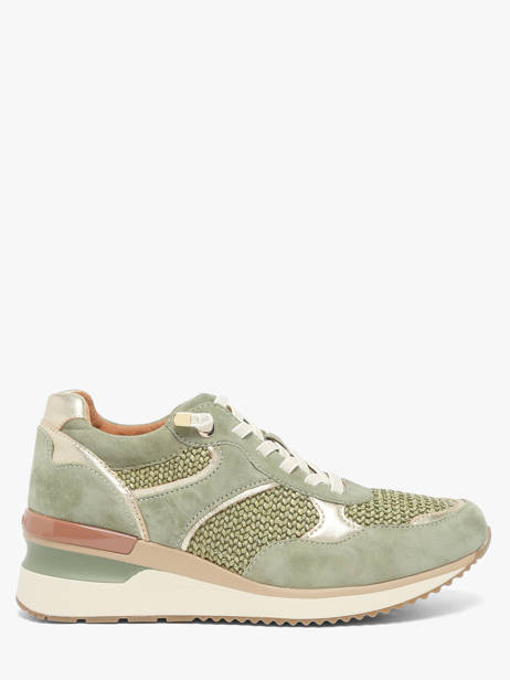 Sneakers Semelle Compensée En Cuir Mam'zelle Vert women CSIJK86