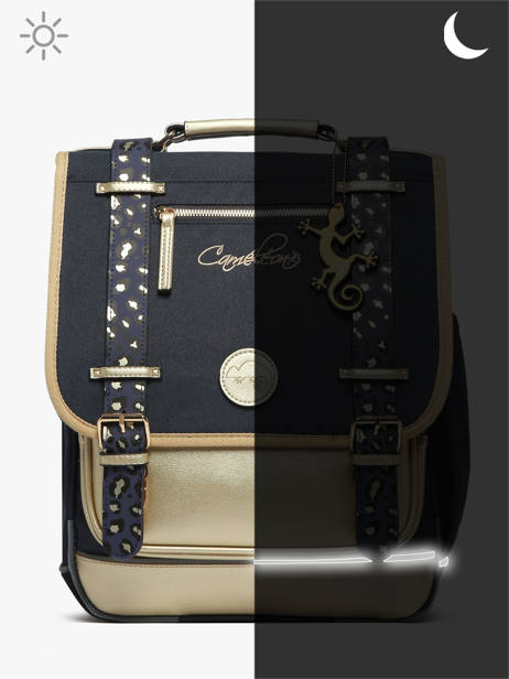 Sac à Dos 3 Compartiments Cameleon Bleu vintage fantasy PBVGSD39 vue secondaire 8