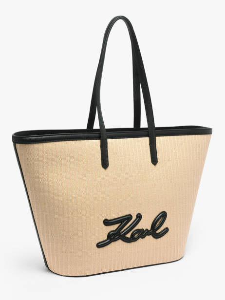 Sac Porté épaule K Signature Polyurethane Karl lagerfeld Beige k signature B2W30088 vue secondaire 2